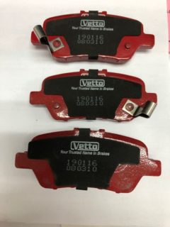 VETTO BRAKE PADS, RR BRAKE PAD HONDA